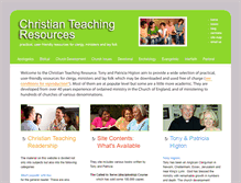 Tablet Screenshot of christianteaching.org.uk